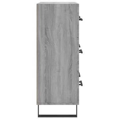 Credenza Grigio Sonoma 69,5x34x90 cm in Legno Multistrato - homemem39