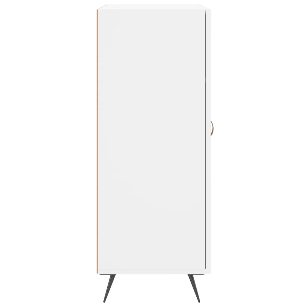 Credenza Bianca 69,5x34x90 cm in Legno Multistrato