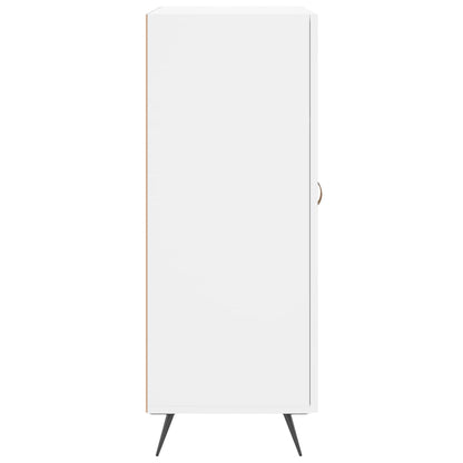 Credenza Bianca 69,5x34x90 cm in Legno Multistrato