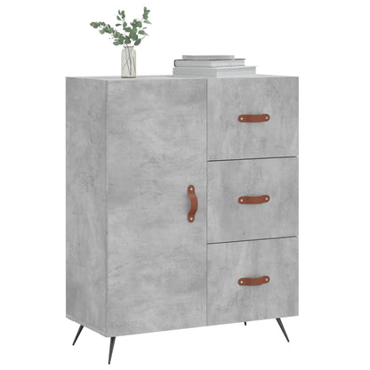 Credenza Grigio Cemento 69,5x34x90 cm in Legno Multistrato - homemem39
