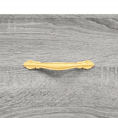 Credenza Grigio Sonoma 69,5x34x90 cm in Legno Multistrato