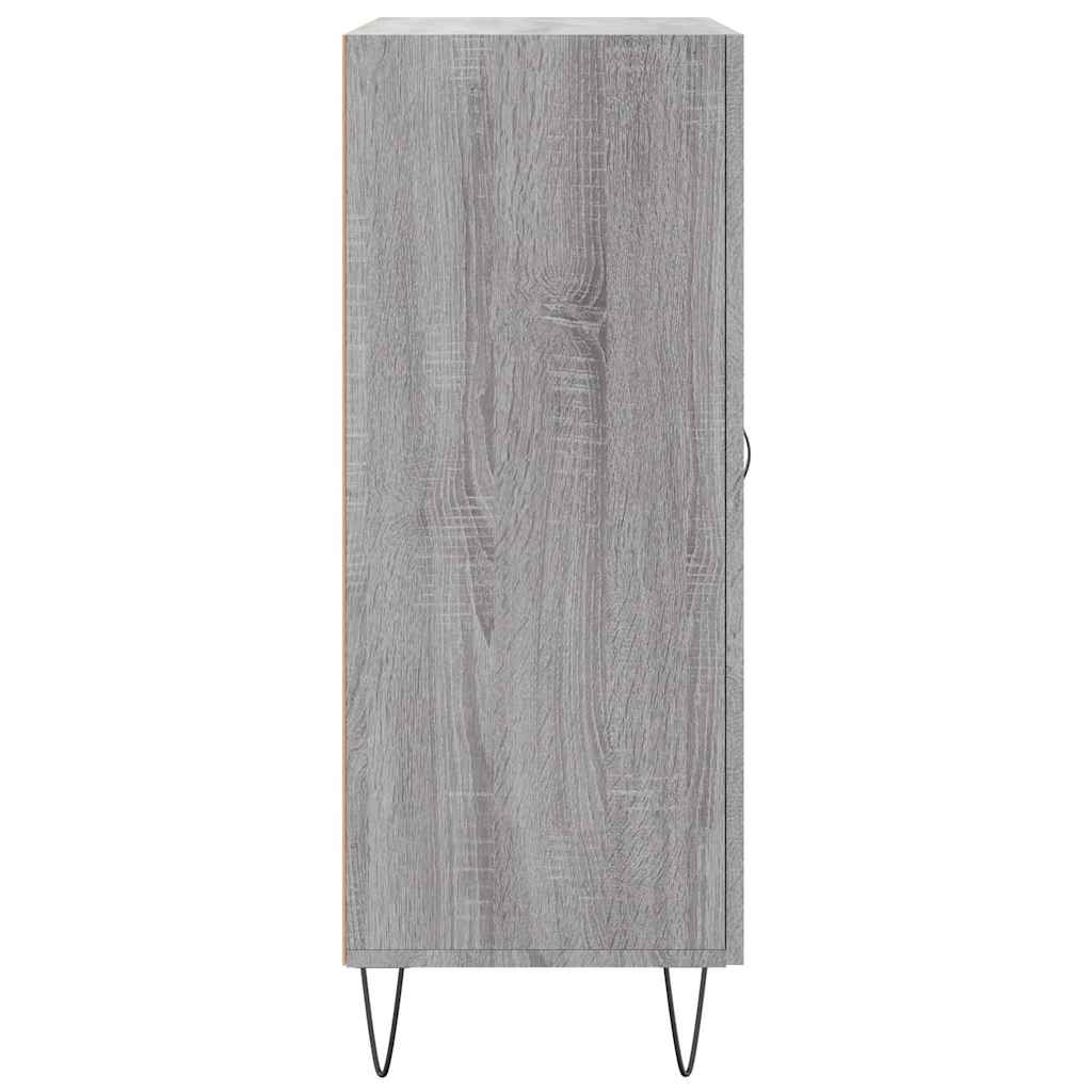 Credenza Grigio Sonoma 69,5x34x90 cm in Legno Multistrato | homemem39