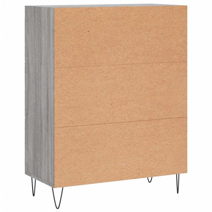 Credenza Grigio Sonoma 69,5x34x90 cm in Legno Multistrato | homemem39