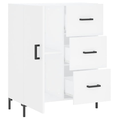 Credenza Bianca 69,5x34x90 cm in Legno Multistrato - homemem39