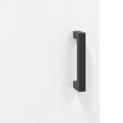 Credenza 69,5x34x90 cm in Legno Multistrato Bianco Lucido