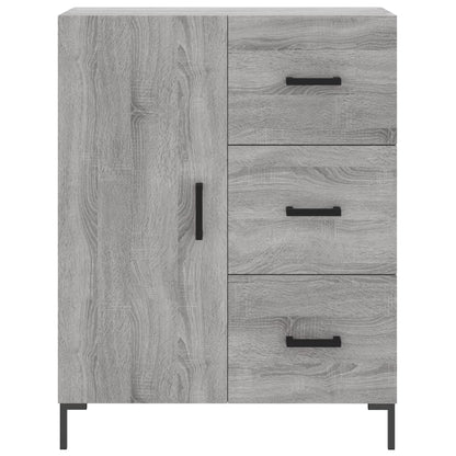 Credenza Grigio Sonoma 69,5x34x90 cm in Legno Multistrato - homemem39