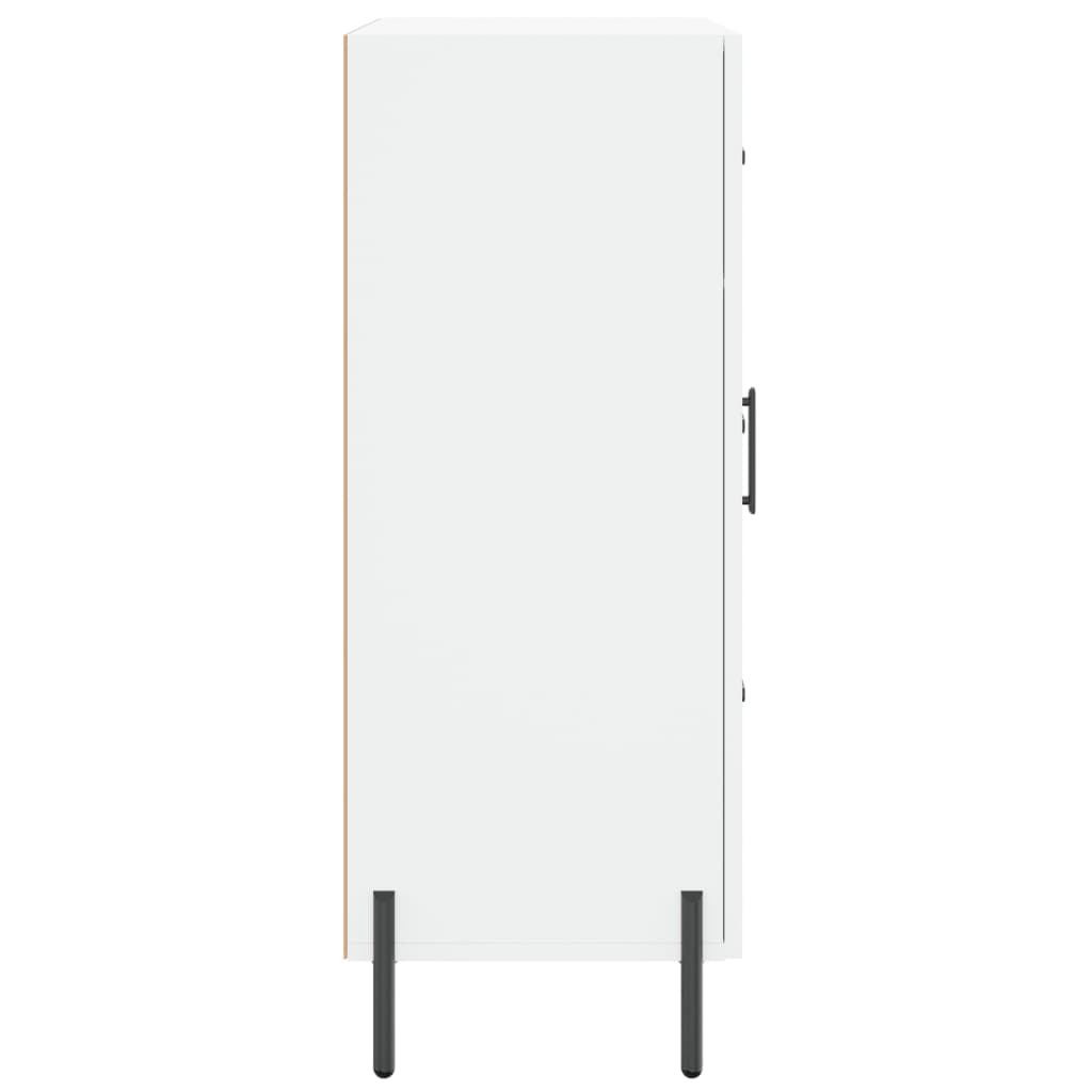 Credenza Bianca 69,5x34x90 cm in Legno Multistrato