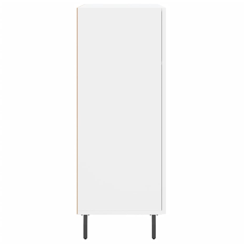 Credenza Bianca 69,5x34x90 cm in Legno Multistrato