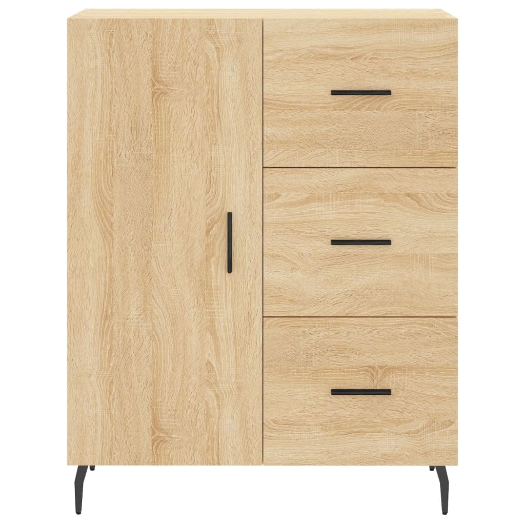 Credenza Rovere Sonoma 69,5x34x90 cm in Legno Multistrato - homemem39