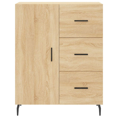 Credenza Rovere Sonoma 69,5x34x90 cm in Legno Multistrato