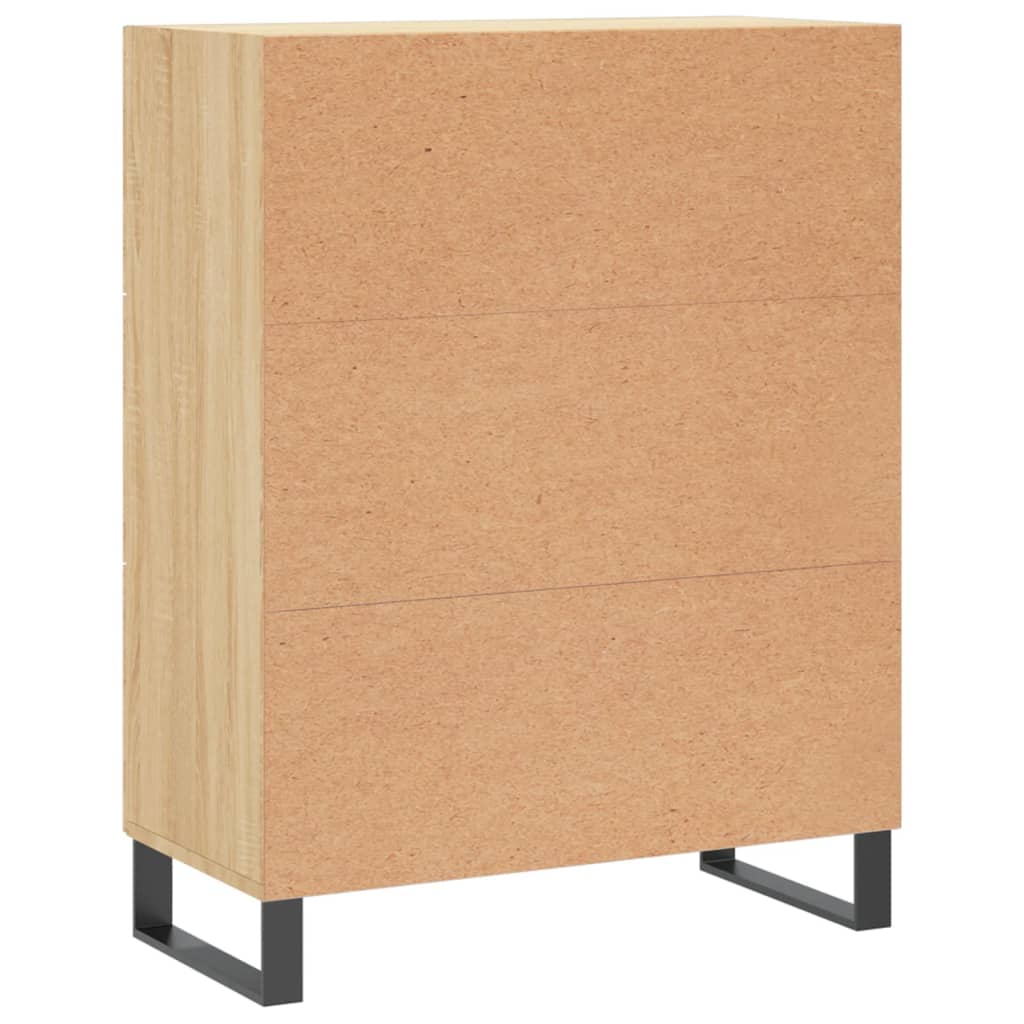 Credenza Rovere Sonoma 69,5x34x90 cm in Legno Multistrato