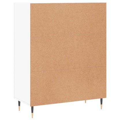 Credenza Bianca 69,5x34x90 cm in Legno Multistrato - homemem39
