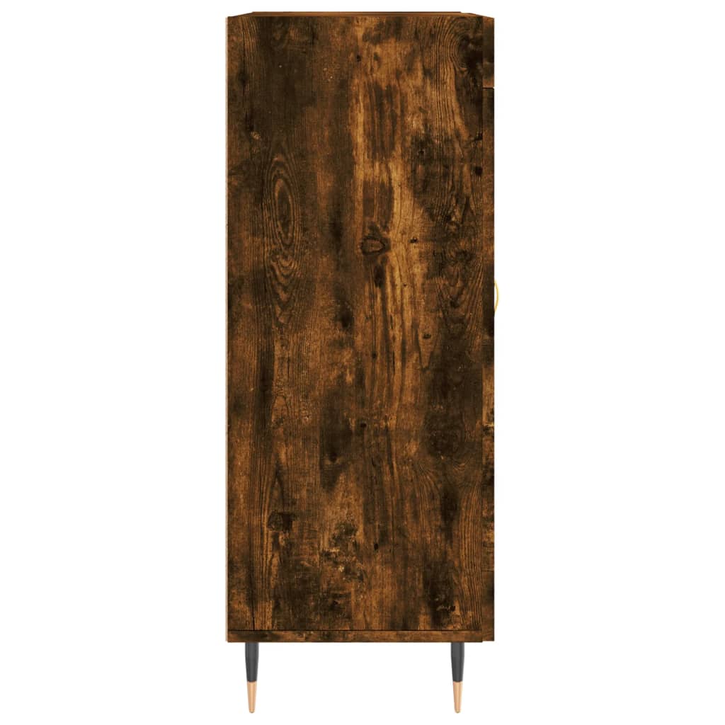 Credenza Rovere Fumo 69,5x34x90 cm in Legno Multistrato