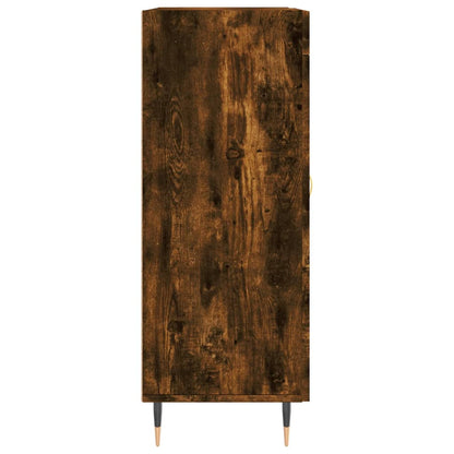 Credenza Rovere Fumo 69,5x34x90 cm in Legno Multistrato