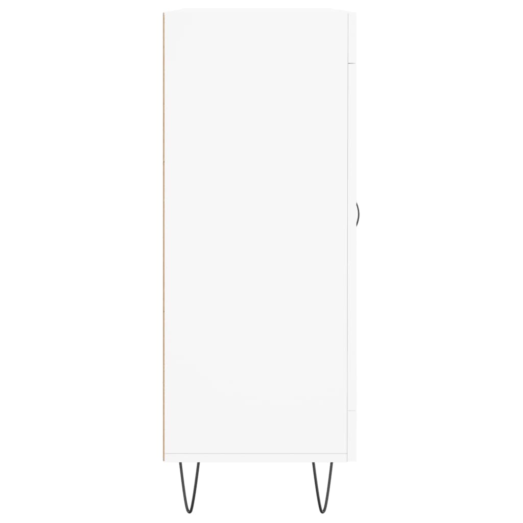 Credenza Bianca 69,5x34x90 cm in Legno Multistrato - homemem39