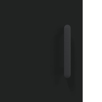 Credenza Nera 69,5x34x90 cm in Legno Multistrato - homemem39