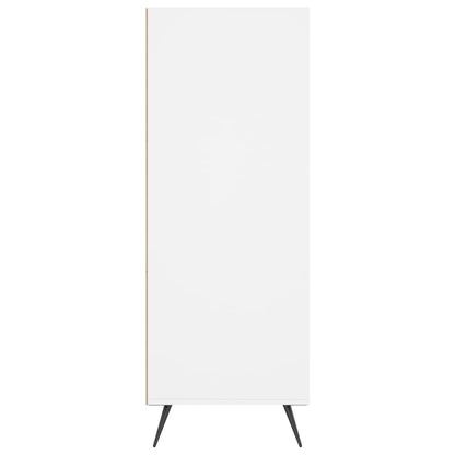 Libreria Bianca 69,5x32,5x90 cm in Legno Multistrato | homemem39