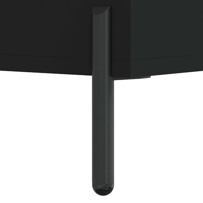 Scaffale Nero 69,5x32,5x90 cm in Legno Multistrato