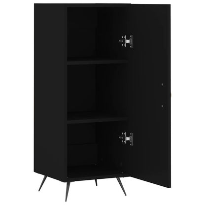 Credenza Nero 34,5x34x90 cm in Legno Multistrato - homemem39