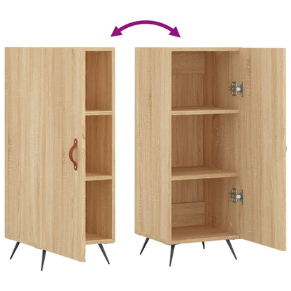 Credenza Rovere Sonoma 34,5x34x90 cm in Legno Multistrato | homemem39