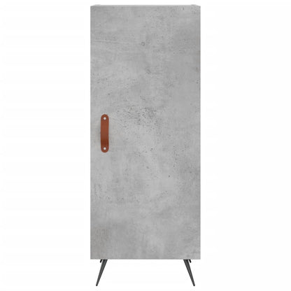 Credenza Grigio Cemento 34,5x34x90 cm in Legno Multistrato - homemem39