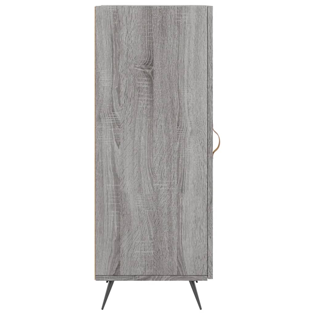 Credenza Grigio Sonoma 34,5x34x90 cm in Legno Multistrato - homemem39