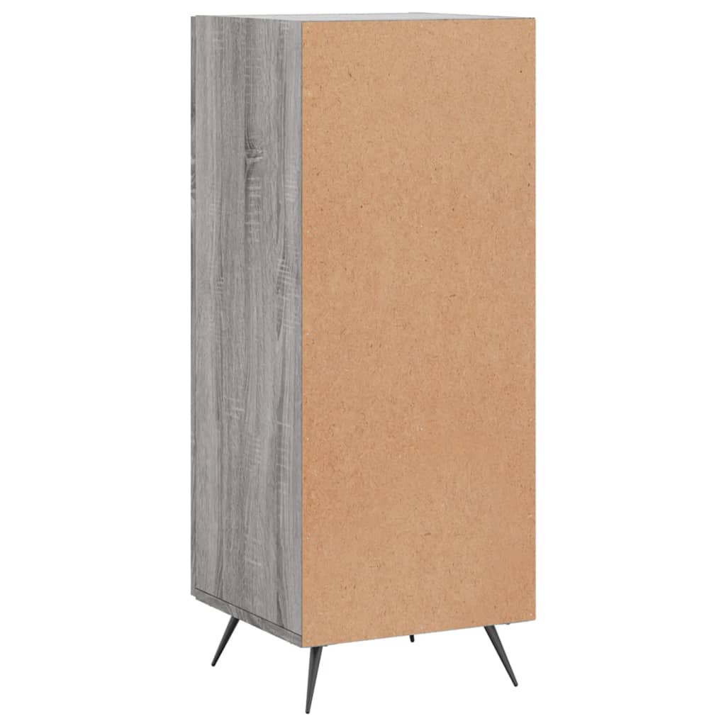 Credenza Grigio Sonoma 34,5x34x90 cm in Legno Multistrato - homemem39
