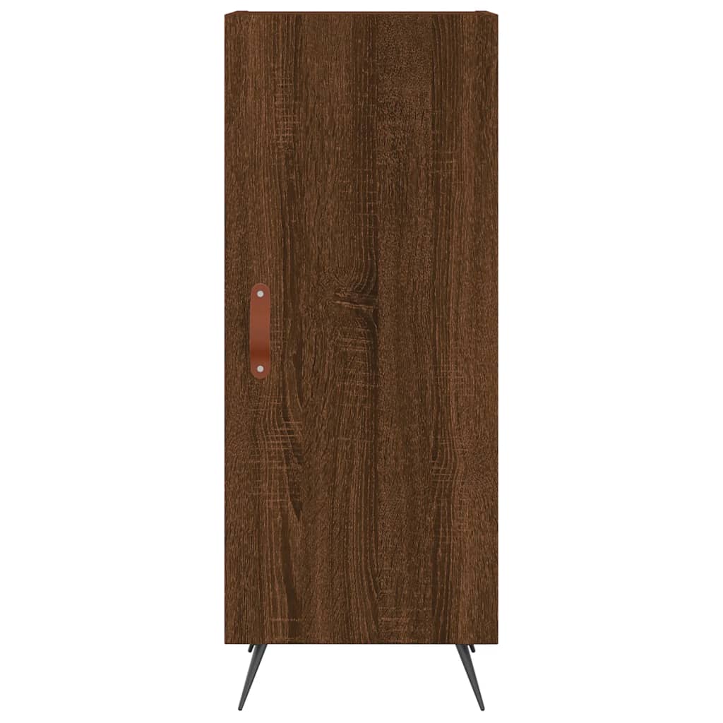Credenza Rovere Marrone 34,5x34x90 cm in Legno Multistrato | homemem39