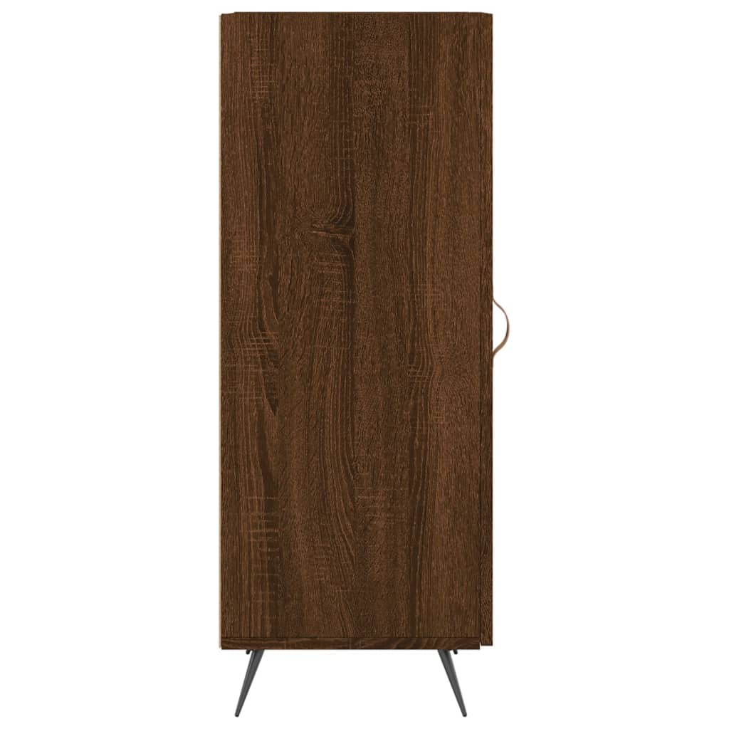 Credenza Rovere Marrone 34,5x34x90 cm in Legno Multistrato | homemem39