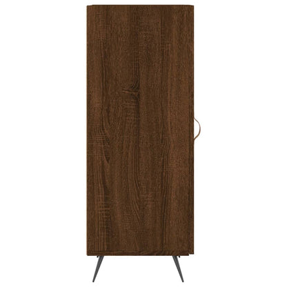 Credenza Rovere Marrone 34,5x34x90 cm in Legno Multistrato | homemem39