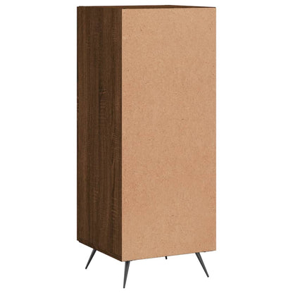 Credenza Rovere Marrone 34,5x34x90 cm in Legno Multistrato | homemem39