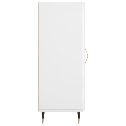 Credenza Bianca 34,5x34x90 cm in Legno Multistrato - homemem39