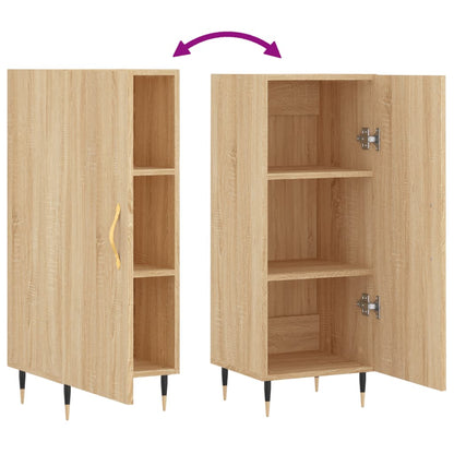 Credenza Rovere Sonoma 34,5x34x90 cm in Legno Multistrato | homemem39