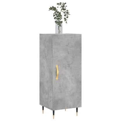 Credenza Grigio Cemento 34,5x34x90 cm in Legno Multistrato - homemem39