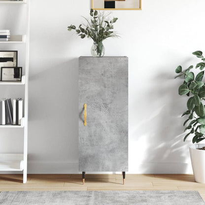 Credenza Grigio Cemento 34,5x34x90 cm in Legno Multistrato - homemem39