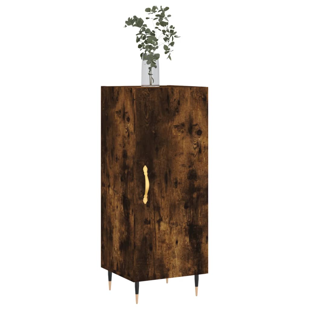 Credenza Rovere Fumo 34,5x34x90 cm in Legno Multistrato - homemem39