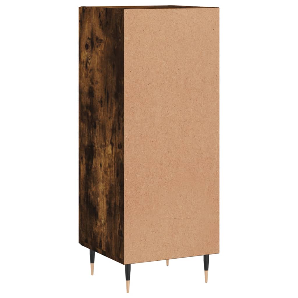 Credenza Rovere Fumo 34,5x34x90 cm in Legno Multistrato - homemem39