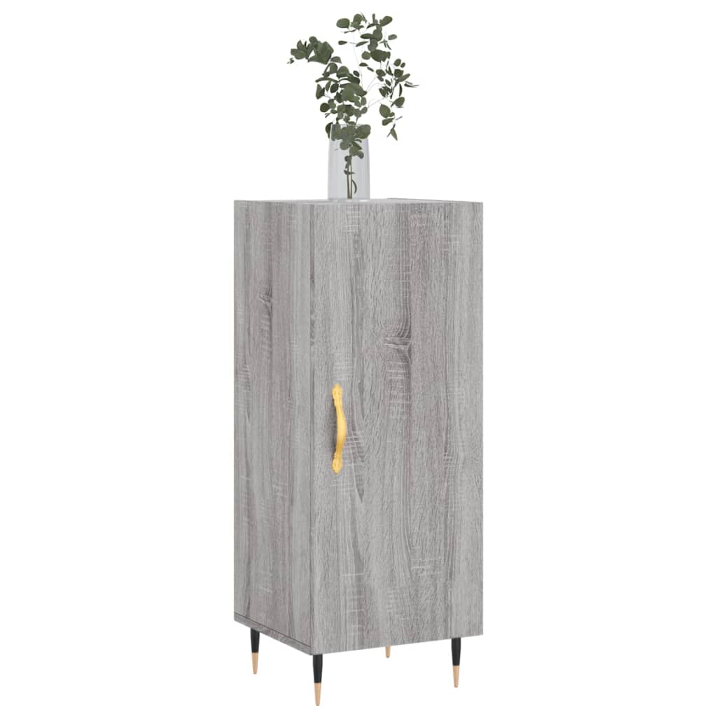 Credenza Grigio Sonoma 34,5x34x90 cm in Legno Multistrato - homemem39
