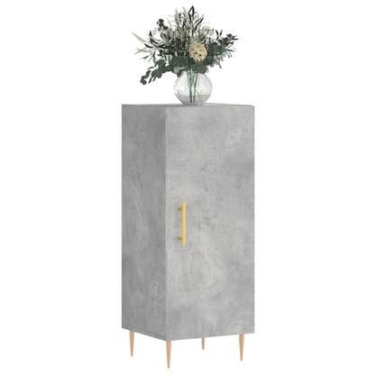 Credenza Grigio Cemento 34,5x34x90 cm in Legno Multistrato - homemem39