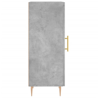 Credenza Grigio Cemento 34,5x34x90 cm in Legno Multistrato - homemem39