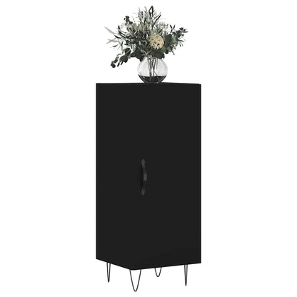 Credenza Nero 34,5x34x90 cm in Legno Multistrato