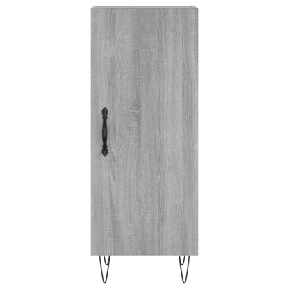 Credenza Grigio Sonoma 34,5x34x90 cm in Legno Multistrato - homemem39