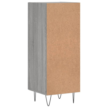 Credenza Grigio Sonoma 34,5x34x90 cm in Legno Multistrato