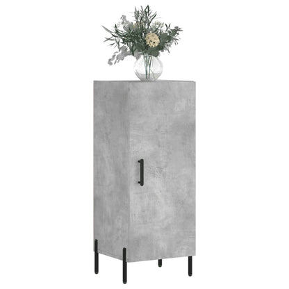 Credenza Grigio Cemento 34,5x34x90 cm in Legno Multistrato - homemem39