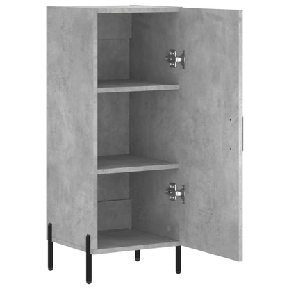 Credenza Grigio Cemento 34,5x34x90 cm in Legno Multistrato - homemem39