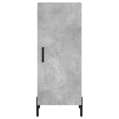 Credenza Grigio Cemento 34,5x34x90 cm in Legno Multistrato - homemem39