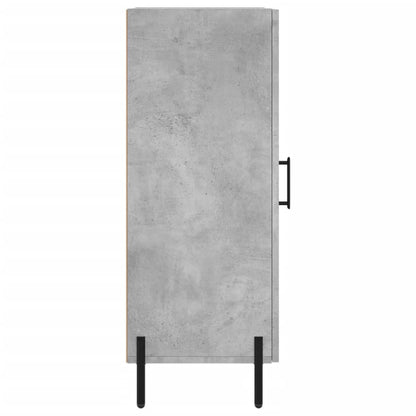 Credenza Grigio Cemento 34,5x34x90 cm in Legno Multistrato - homemem39