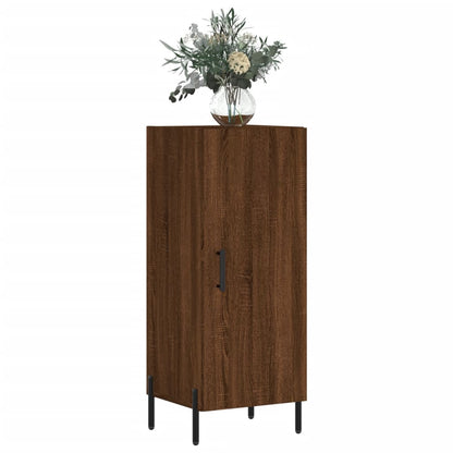 Credenza Rovere Marrone 34,5x34x90 cm in Legno Multistrato - homemem39