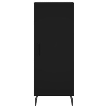 Credenza Nero 34,5x34x90 cm in Legno Multistrato - homemem39