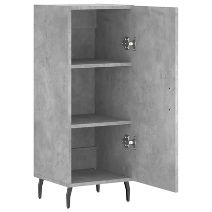 Credenza Grigio Cemento 34,5x34x90 cm in Legno Multistrato - homemem39